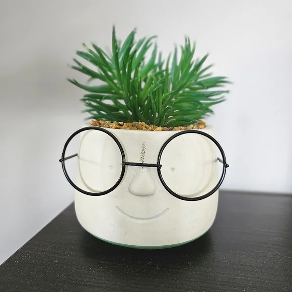 Fun Cermaic Faux Potted Plant - Picture 5 of 7